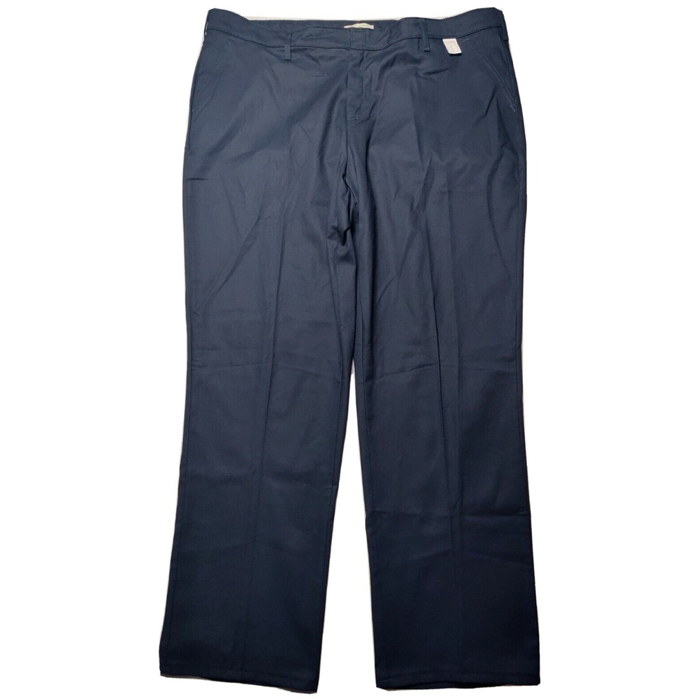 DICKIES‎ Occupational Wear Women Plus 18W (32" Inseam) Blue Work Pant NEW